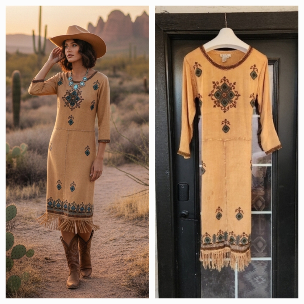 Bohemian Loose Ethnic‎ Dress